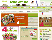 Tablet Screenshot of boutique.terrevivante.org